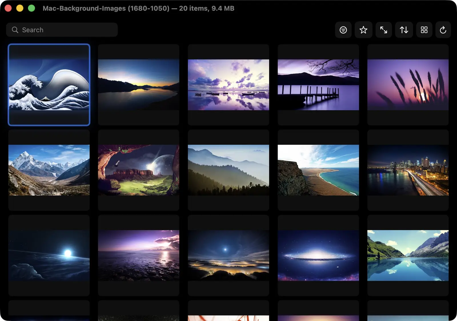 Image Viewer gallery on load with photos displayed